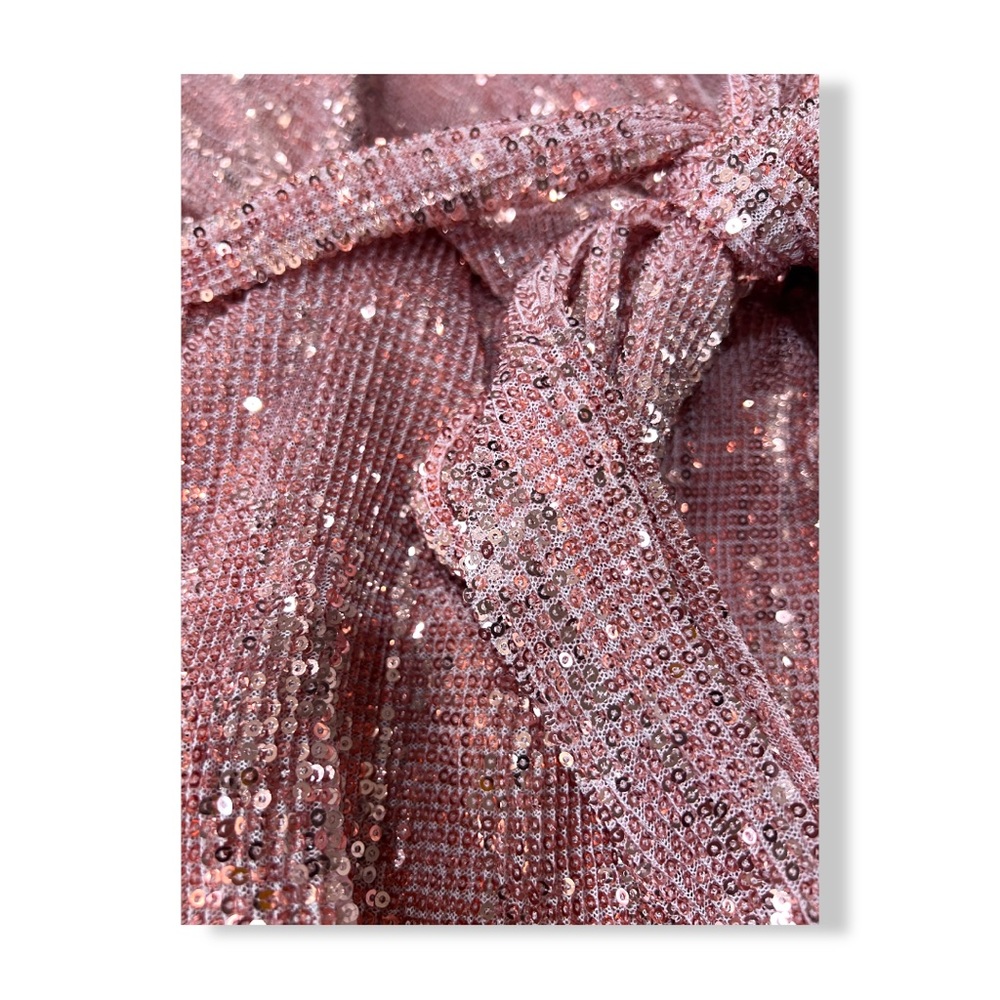 ENDLESS ROSE belted sequin blouse - Picture 3 of 5
